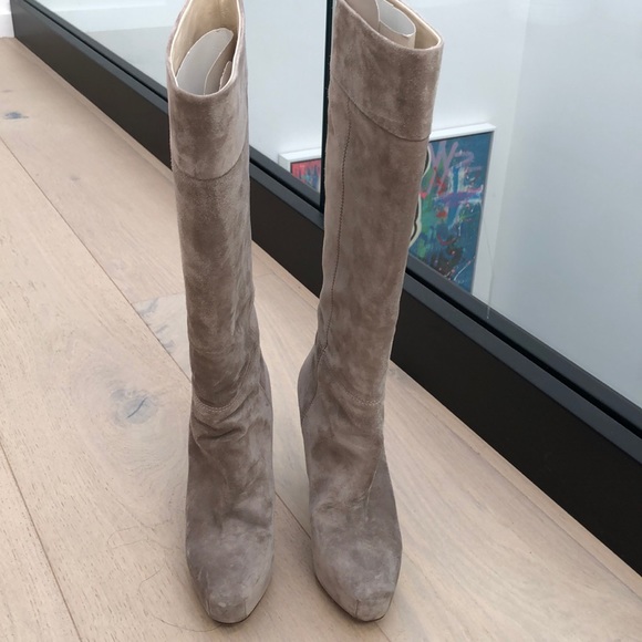 Brian Atwood suede boots - Picture 4 of 13